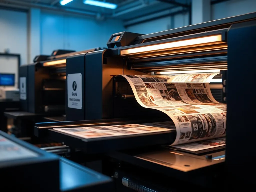 Digitalna štamparska mašina u radu — Bariprint Beograd