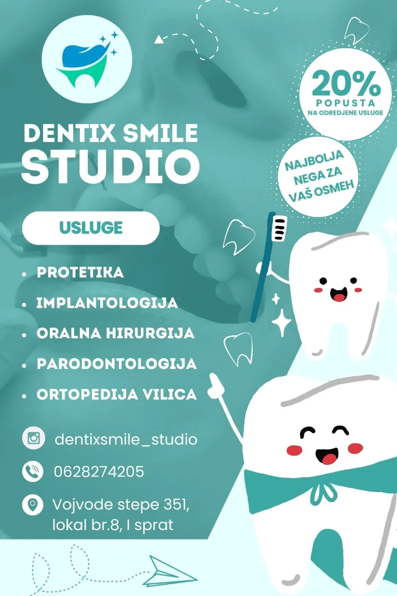 Flajer za zubarsku ordinaciju — izrada flajera Beograd